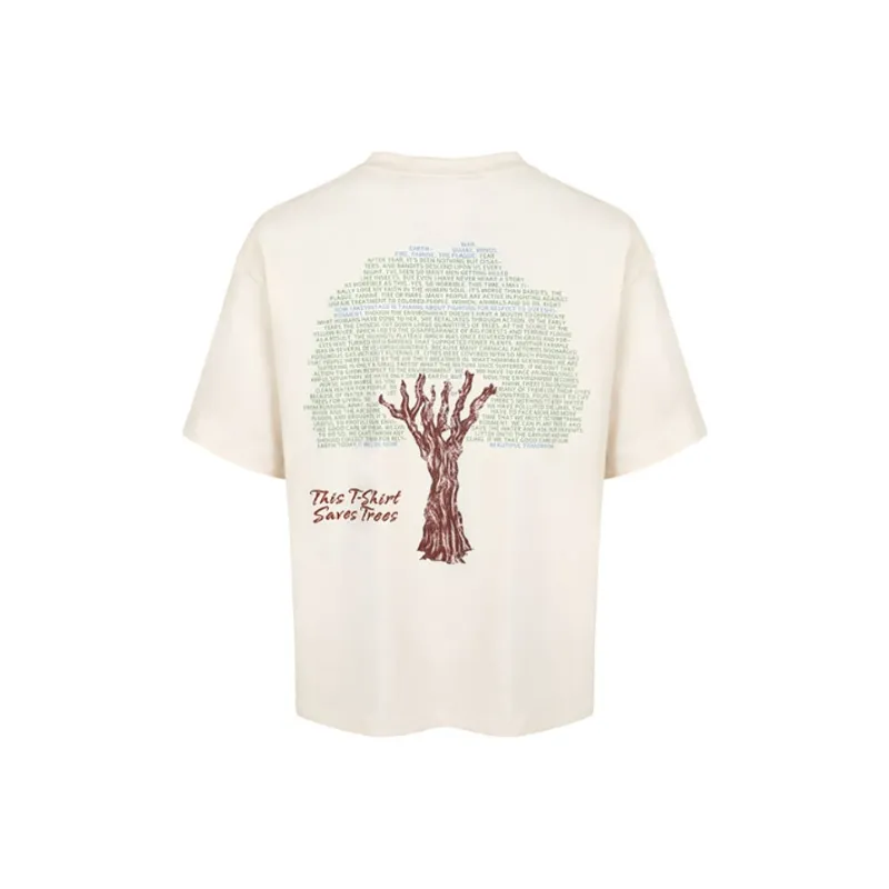 FAKE VINTAGE T Shirts Unisex Apricot-1