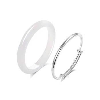 Master Kim Chalcedony Bangles Women's