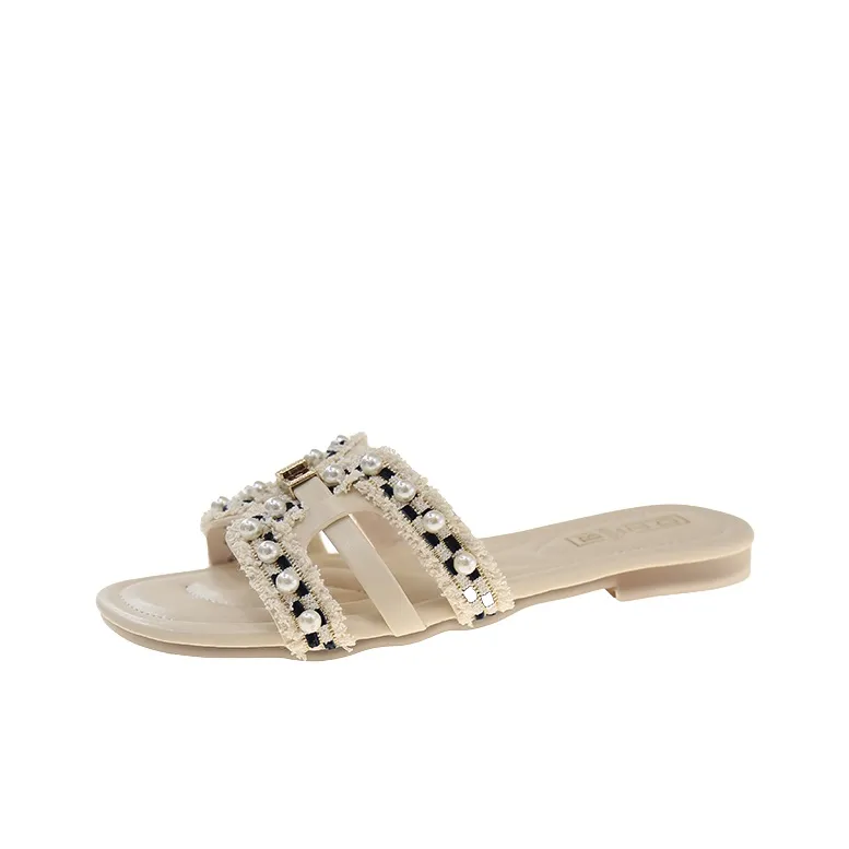 WUJI Slip Resistant Abrasion Resistant Slide Slippers Women's-12