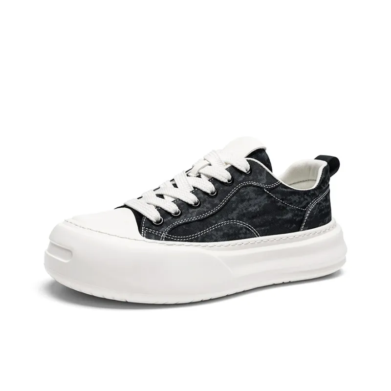 YIVELOVE Slip Resistant, Abrasion Resistant, Breathable Low Top Canvas Shoes Men's-1