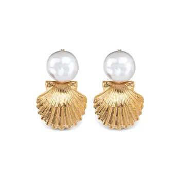 Jennifer Behr Steel Earrings Women's Gold