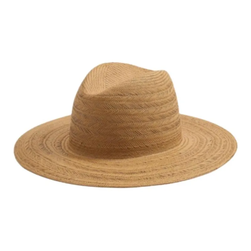 VINCE Panama Grass Bucket Hats Unisex Yellow-0