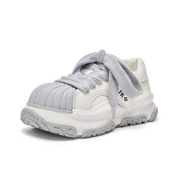 HR Low Top Casual Shoes Women's Beige Gray