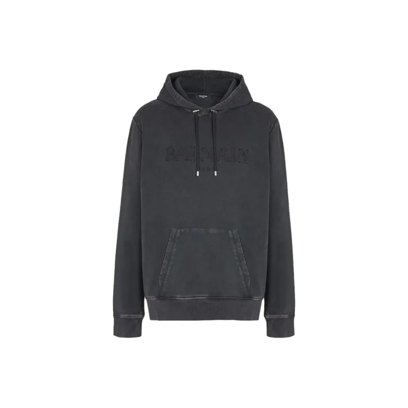 BALMAIN Sweatshirts Men Gray-0