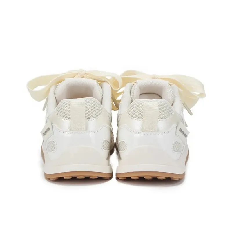 PIYOPIYO Low Top Skateboard Shoes Women's Ecru-2