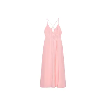 ZARA Slip Dresses Women's Light Pink