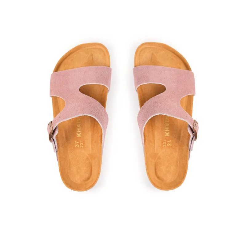 Khadgar EVA Rubber Sole Cork Sole Quiet Slip Resistant Abrasion Resistant Slide Slippers Women's-14