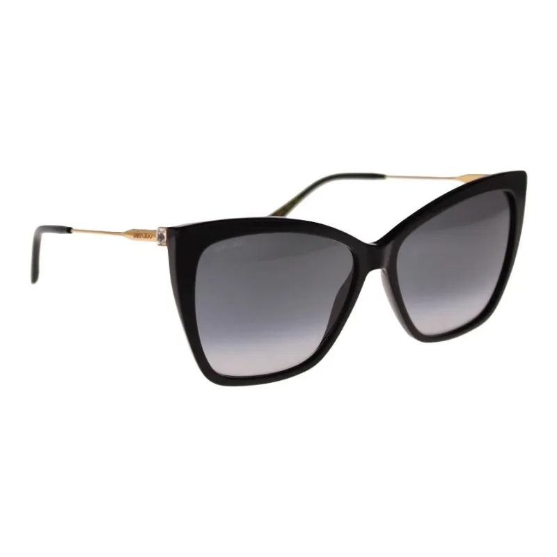 Jimmy Choo Acetate Cat Eye Sunglasses Women's Black-2