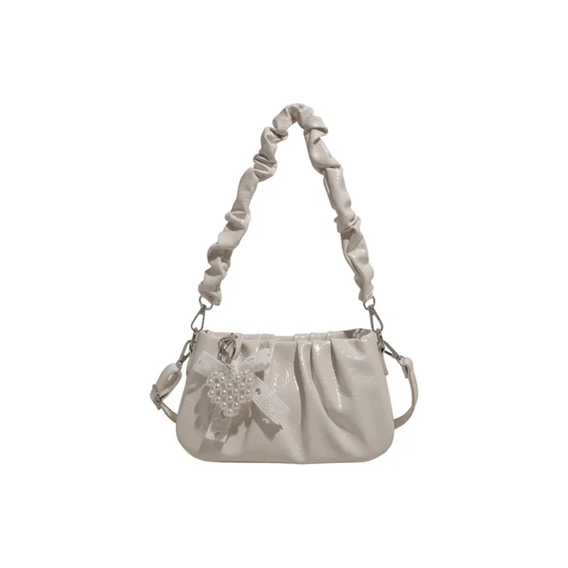 Meow In The Grass PU Handbag, Shoulder Bag Women's White/Silver/Blue/Yellow/Pink/Black-0