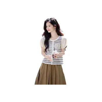 Still quiet Shirts Women's Beige Stripes