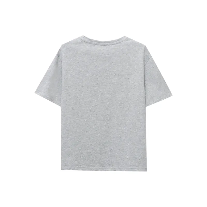 CHARM PICK T Shirts Women's Gray-1