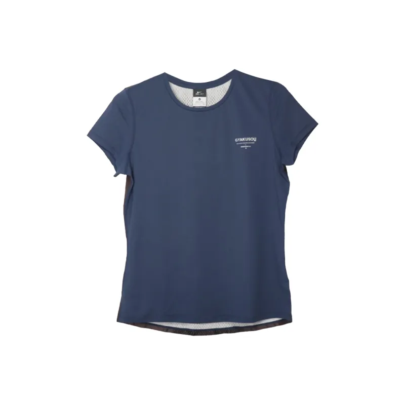 Nike Dri Fit T Shirt Women's Blue Black-0