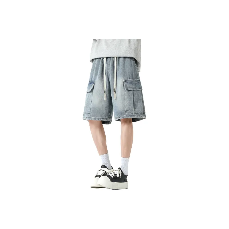 Emoji Denim Shorts Unisex-5