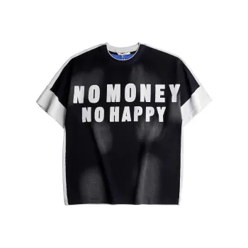AOGZ T Shirts Unisex Black