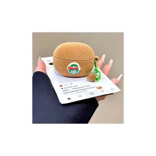 Wei Xin Compatibility Apple AirPods 4/2/3/4th Generation/AirPods Pro/Pro 2 TPU 3D Effect Kiwi Pendant Headphone Cases