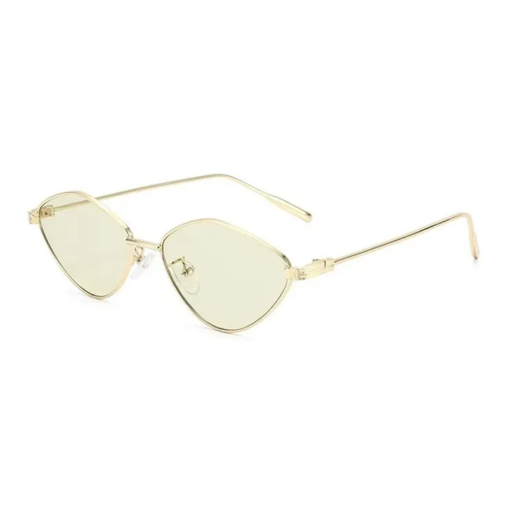 YUZHAOLIN Metal Irregular Shape Sunglasses Unisex-7