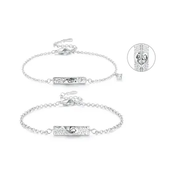 LAOYINFANG 990 Silver Bracelets Unisex
