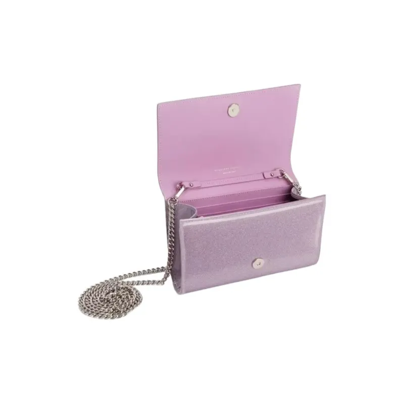 Giuseppe Zanotti/GZ Artificial Leather Crossbody Bag, Shoulder Bag Medium Size Women's Purple-3