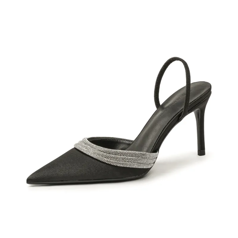 Varib Slim Heel High Heels 8cm Women's-0
