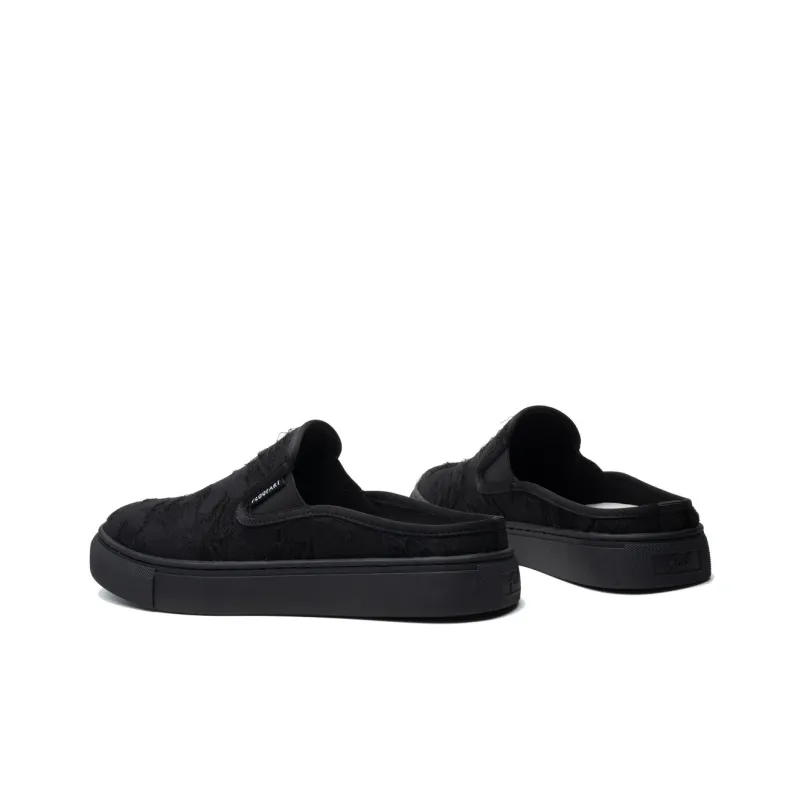 FED Rubber Sole Abrasion Resistant Slip Resistant Closed Toe Slippers Men's Black-2