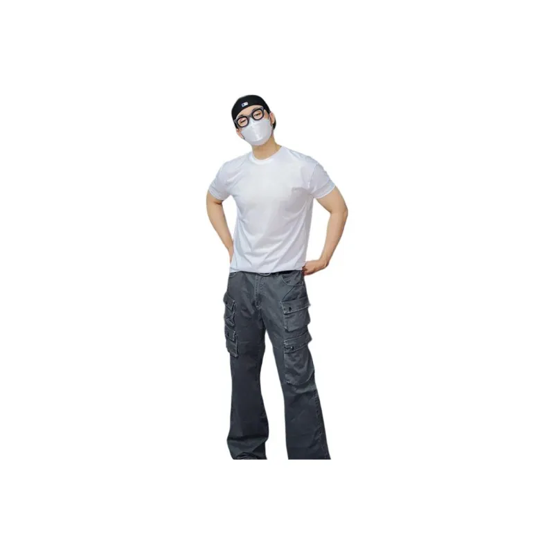 CORNILOT Cargo Pants Unisex Gray-1