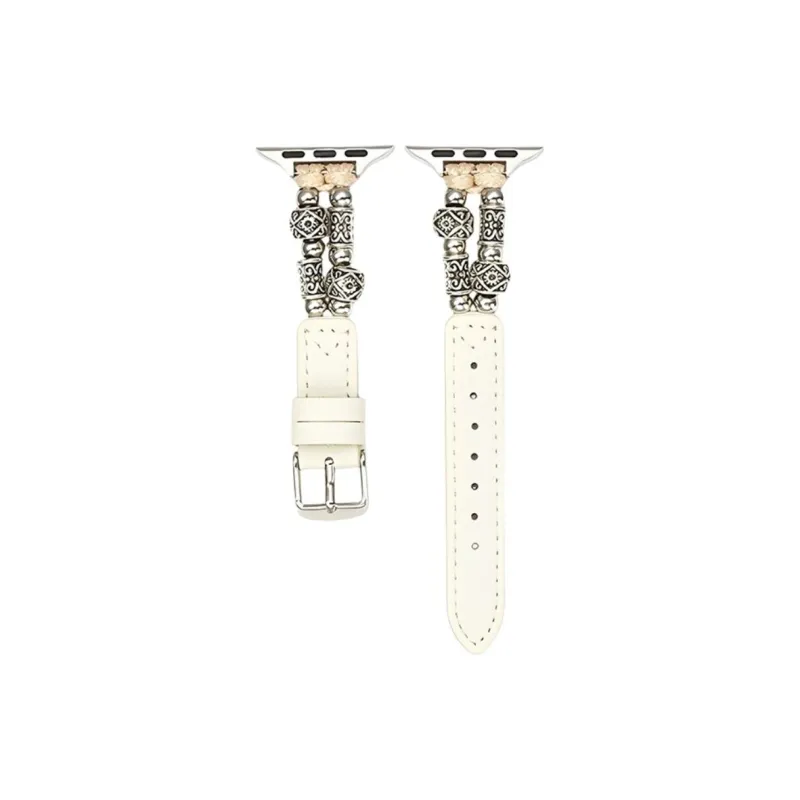 KVZUVUU Apple Compatibility Watch Band Cowhide Leather Material-4