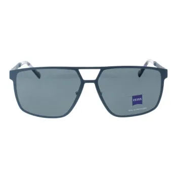 ZEISS Acetate Square Sunglasses Men's Blue