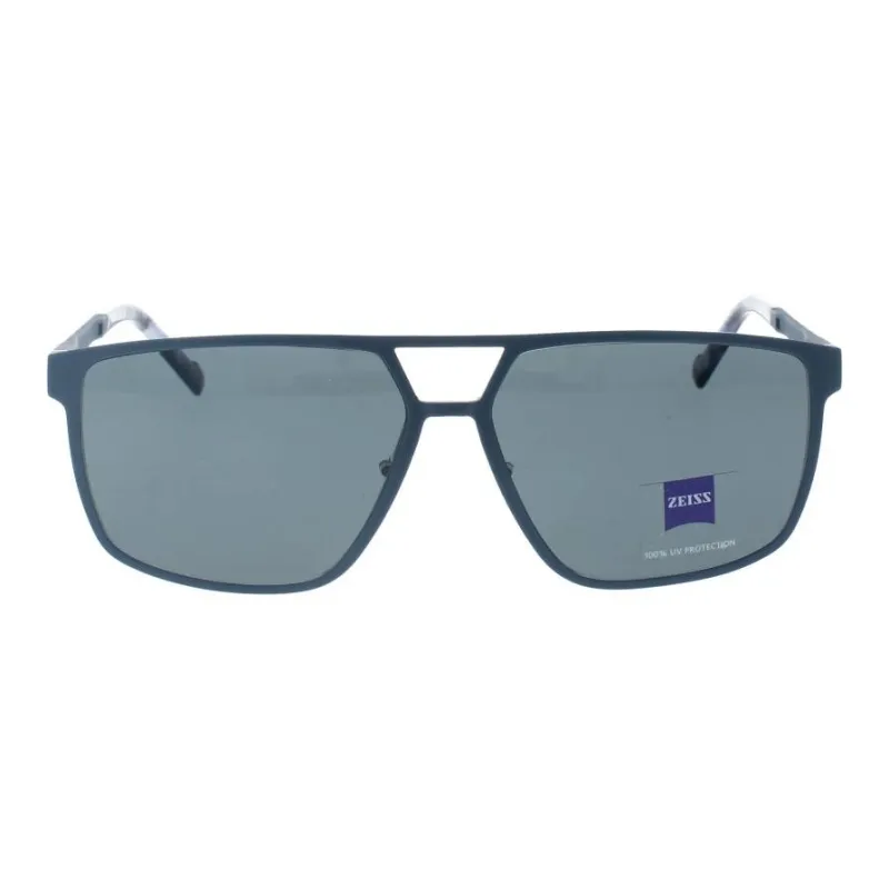 ZEISS Acetate Square Sunglasses Men's Blue-0