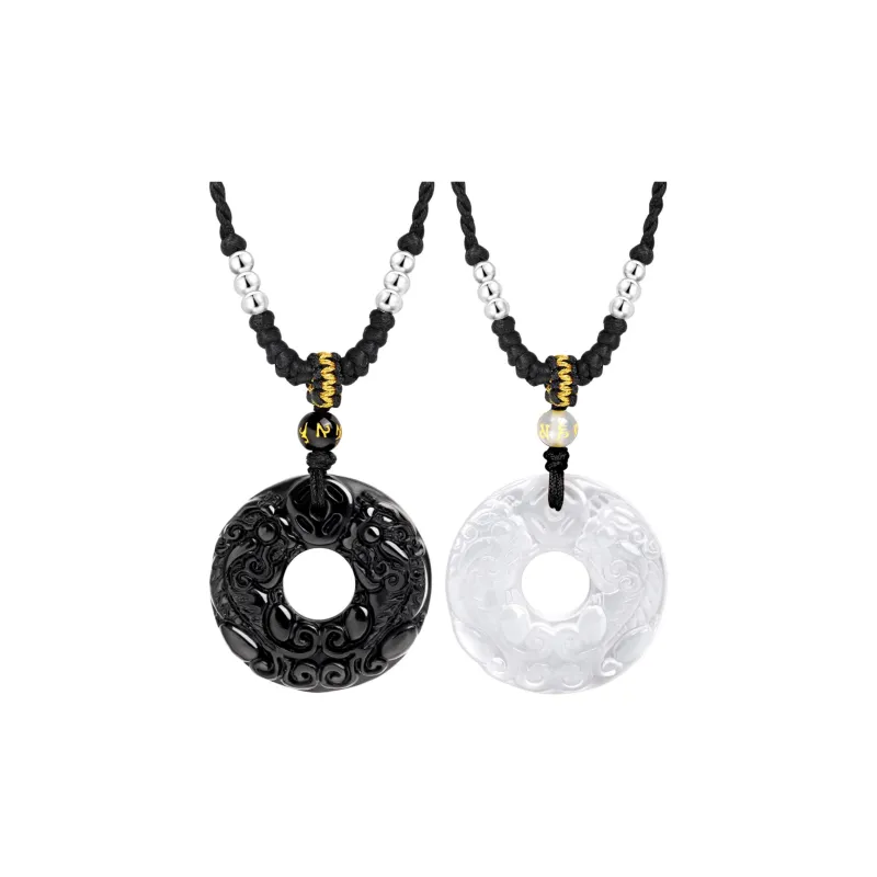 D.Get Obsidian Necklaces Unisex-7