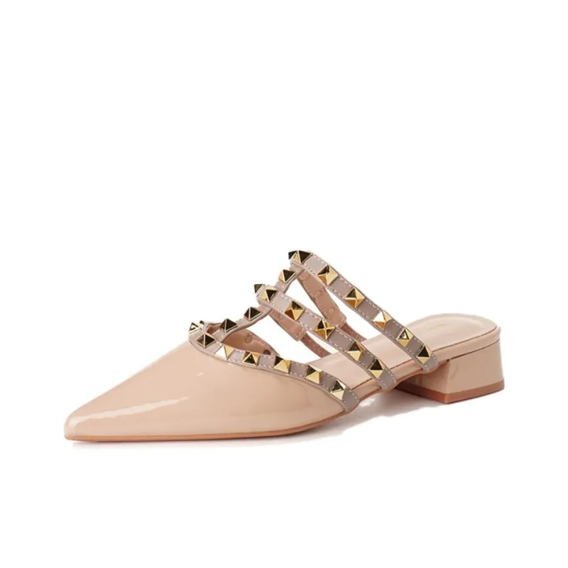 Than Than Me Rubber Sole Slip Resistant Closed Toe Slippers Women's-8