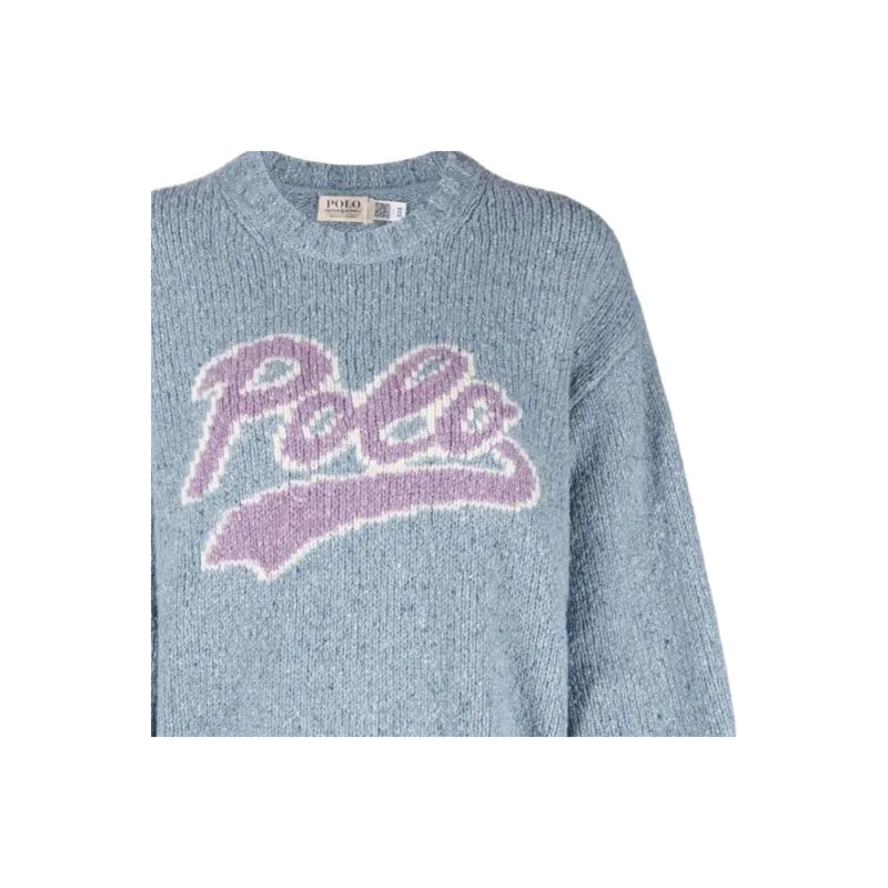 Polo Ralph Lauren SS22 Sweater Women's Blue Gray-4
