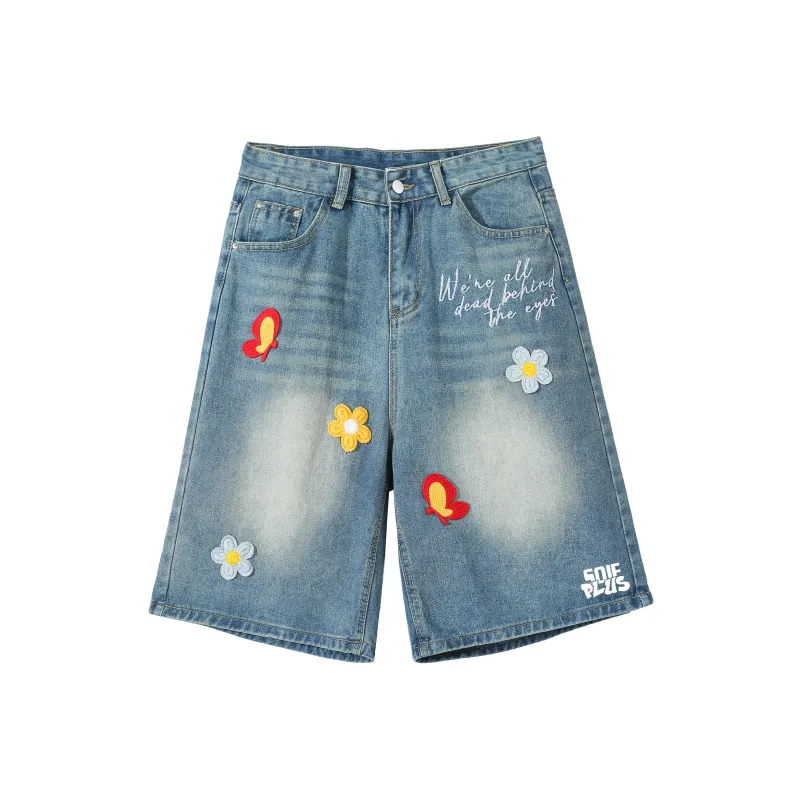 SOIE Denim Shorts Unisex-6