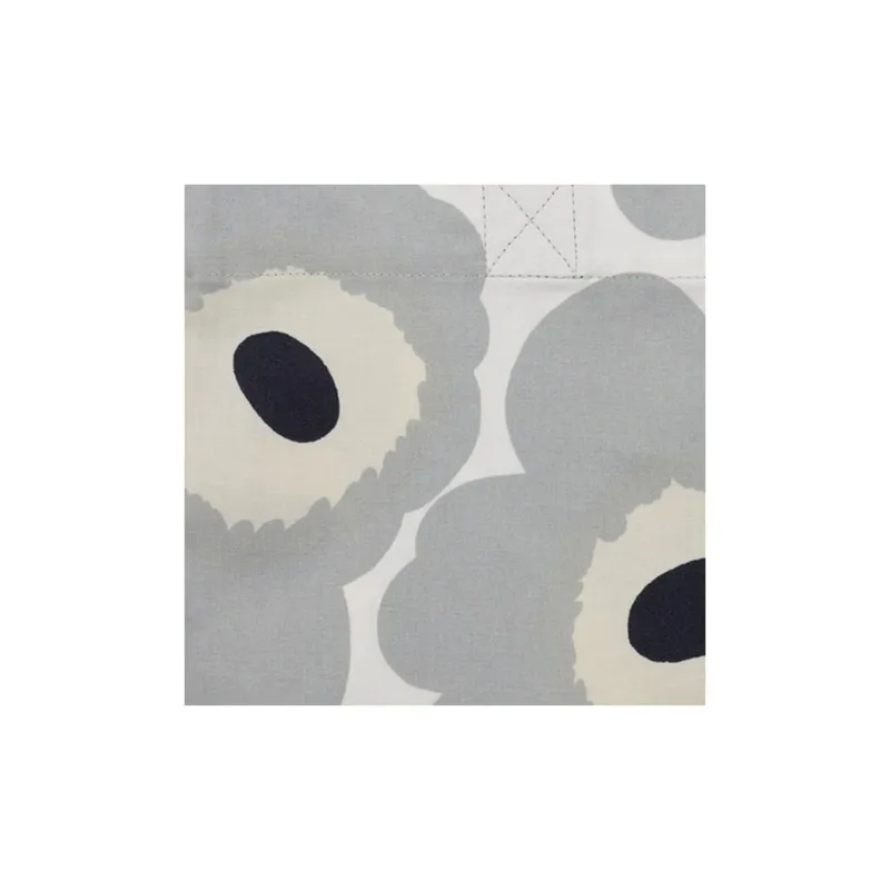 Marimekko Cotton Tote Bag, Shopping Bag, Handbag Trumpets Women's Light Gray-3