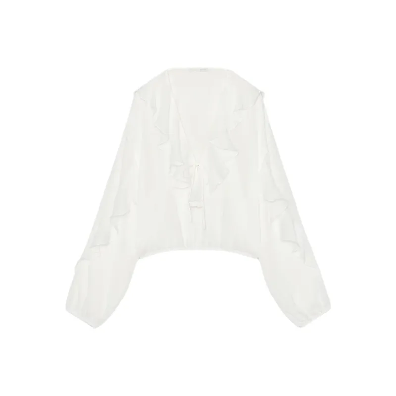 ZARA Shirts Women's Frosted White-0