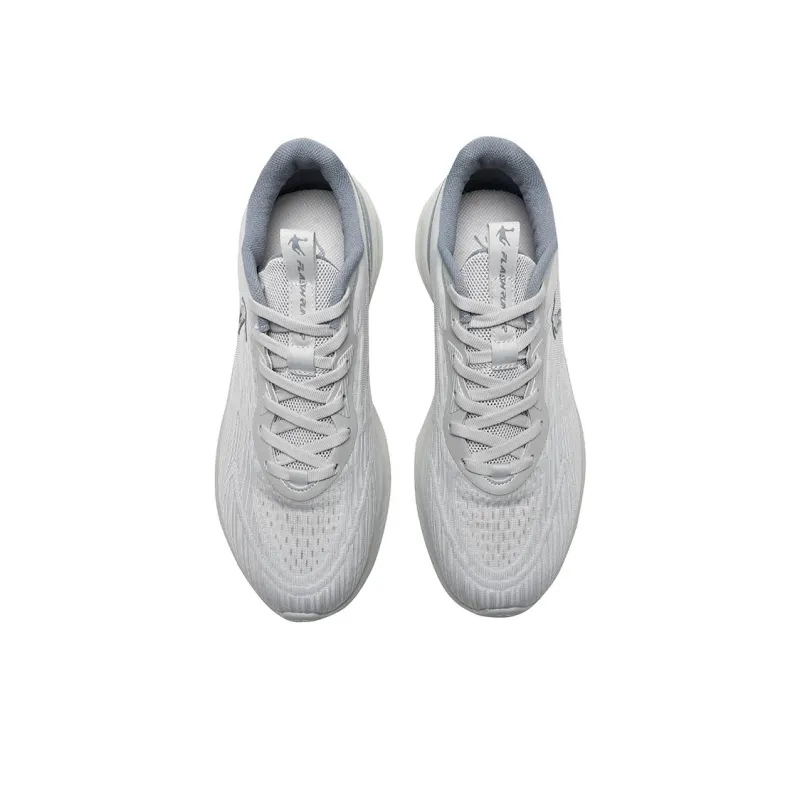 QIAODAN Slip Resistant And Breathable Low Top Casual Running Shoes Men's Gray-2