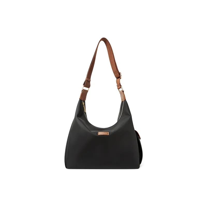 Teenmix Oxford Tote Shoulder Bag Tubas Women's Black/Milk Tea-0