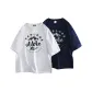 Heather Gray+Navy Blue[Two-Piece Set]