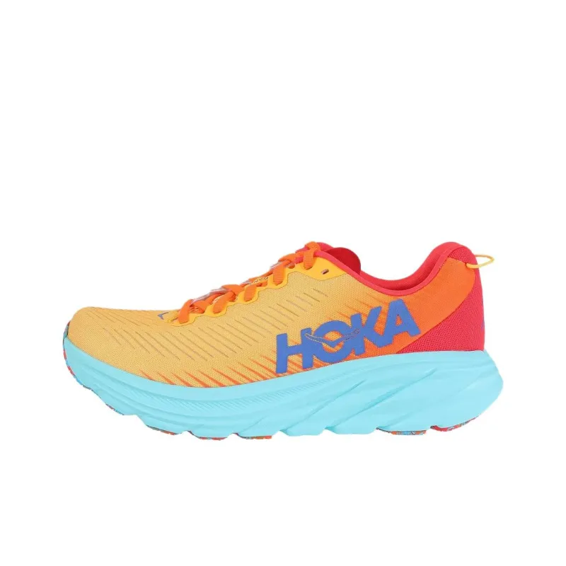 HOKA ONE ONE Rincon 3 Anti Slip Wear Resistant Low Top Casual Running Shoes Men's Orange-0