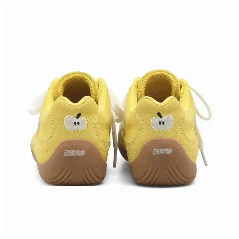 Anime Story Slip Resistant, Abrasion Resistant, Lightweight, Breathable Low Top Skateboard Shoes Women's-17