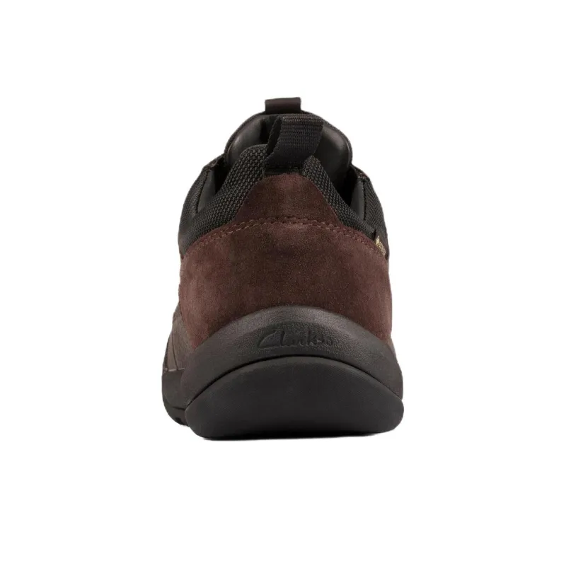 Clarks Ashcombe Lo GORE TEX Abrasion Resistant Waterproof And Breathable Low Top Casual Shoes Men's Brown-5