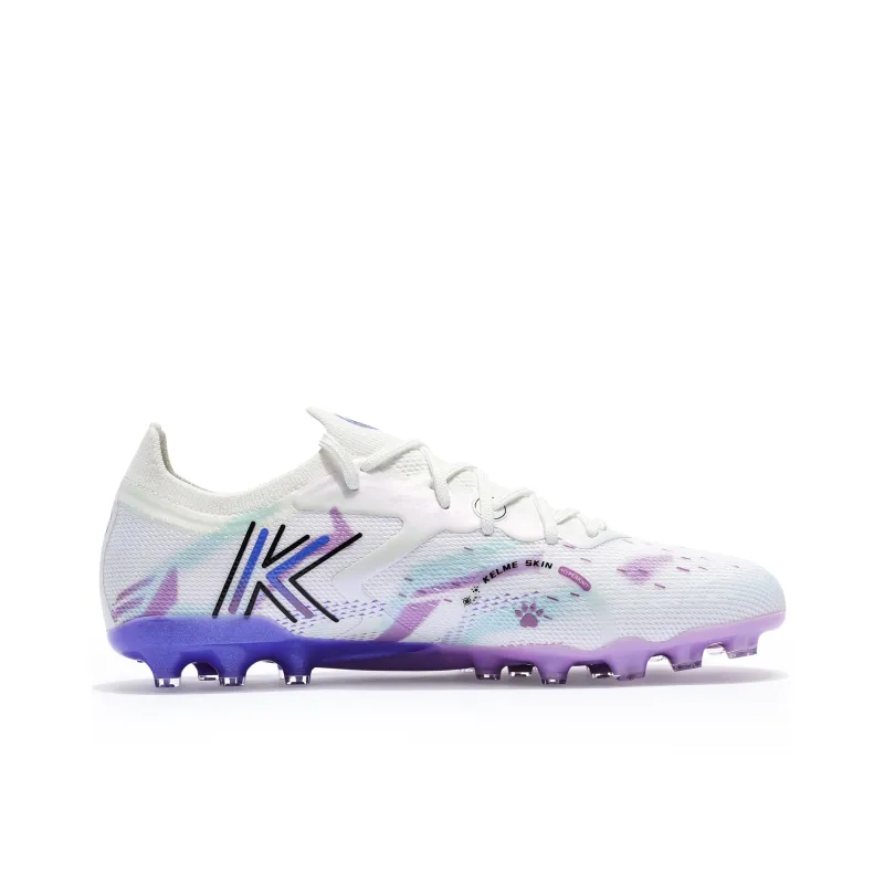 KELME Ji Di 5.0 MG Multi Ground Artificial Ground, Natural Ground Mid Top Soccer Shoes Unisex White Multicolor-1