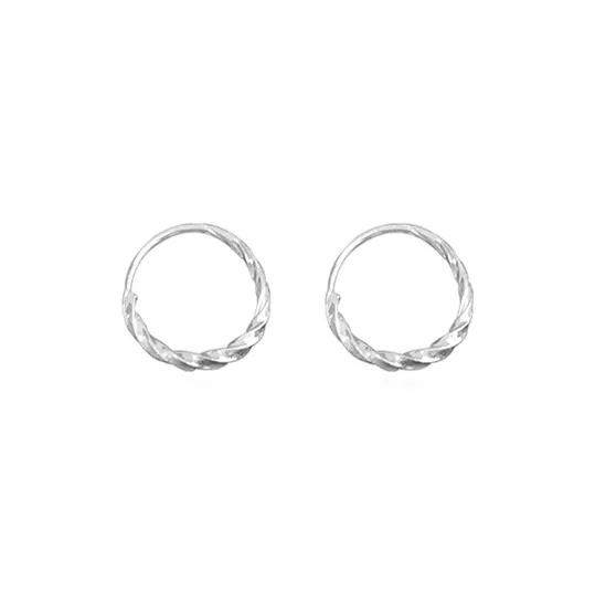 Shiban S999 Fine Silver Earrings Unisex-0
