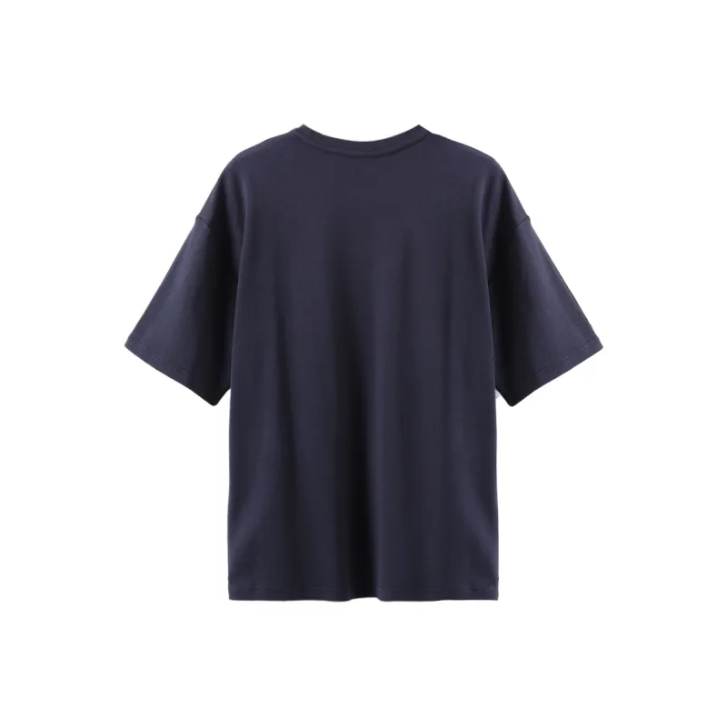 SETIROM T Shirts Women's Navy Blue-2