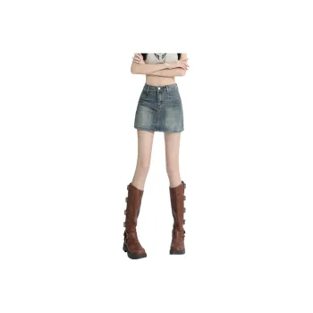 YINLEI Denim Short Skirts Women's