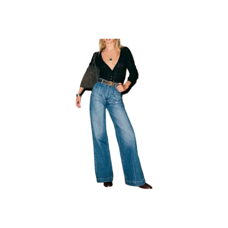 REFORMATION Sutton Regenerative Merino Open Knit Sweater Women's-0