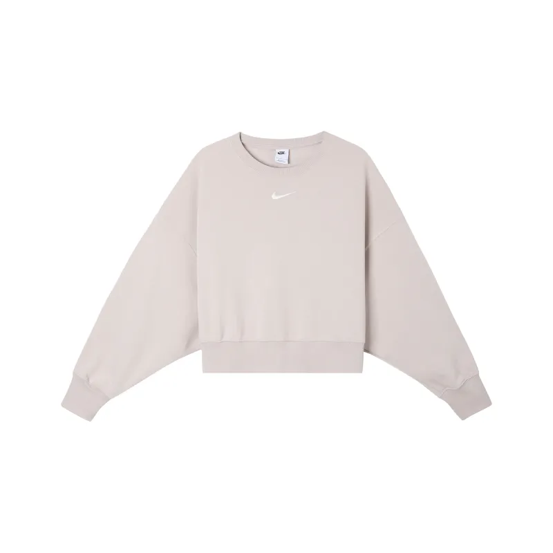 Nike Sportswear Phoenix Fleece Sweatshirt Women's Gray Purple-0