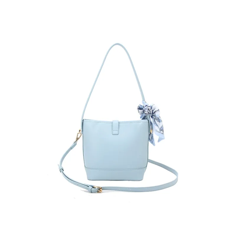 Carit&Koty Polyurethane Shoulder Bag Women's Blue-2