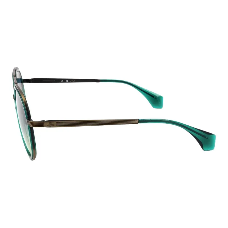 Vivienne Westwood Acetate Aviator Sunglasses Men's Green-2