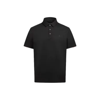 Hush Puppies Polo Shirts Men Obsidian Black