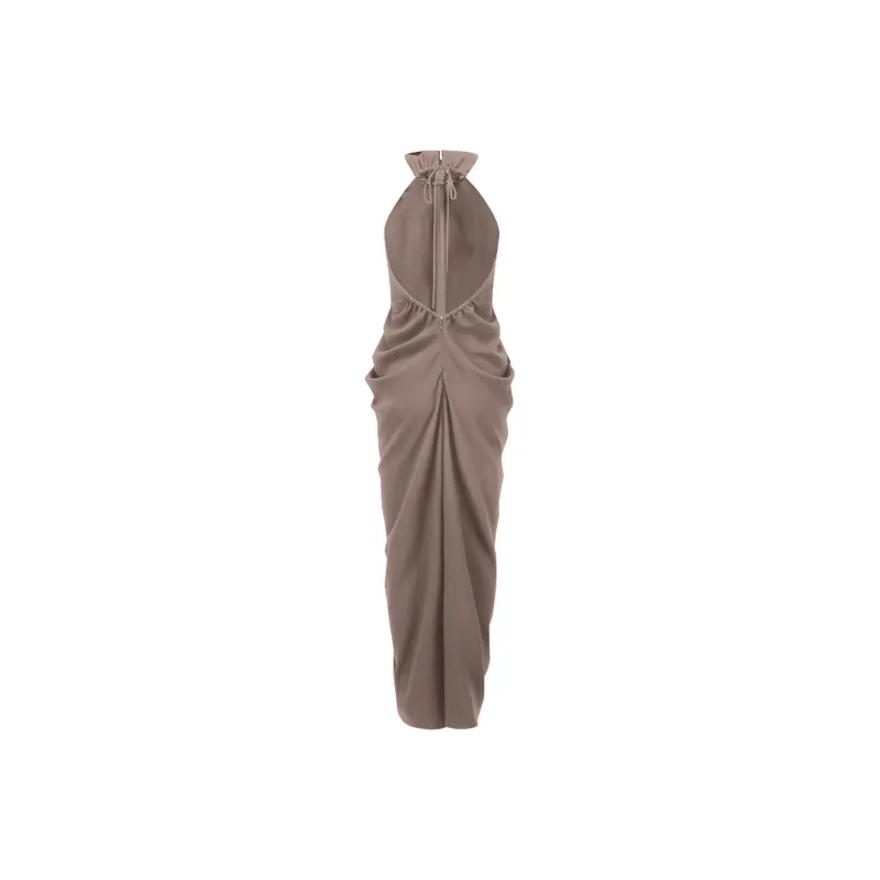 Oude Waag Halterneck Maxi Dress-1